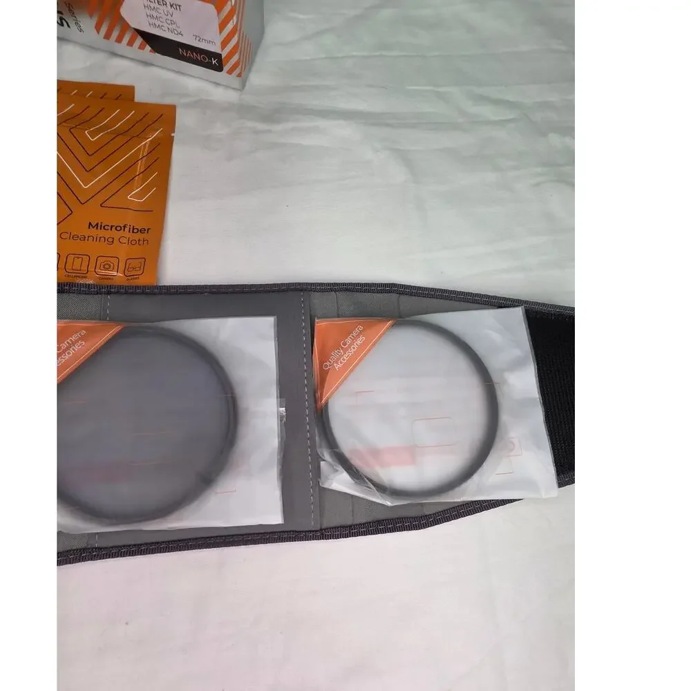 K&F Concept 72mm UV CPL ND4 Lens Filter Kit 3Pc K-Series